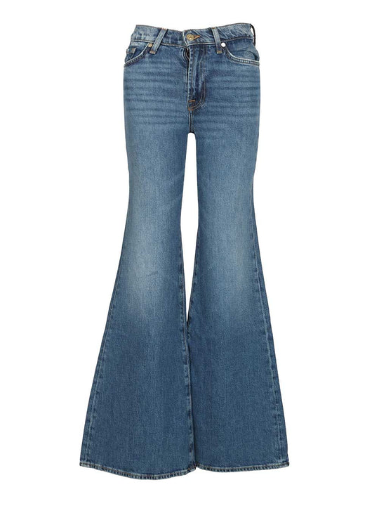 Retro Flare Jeans Blue