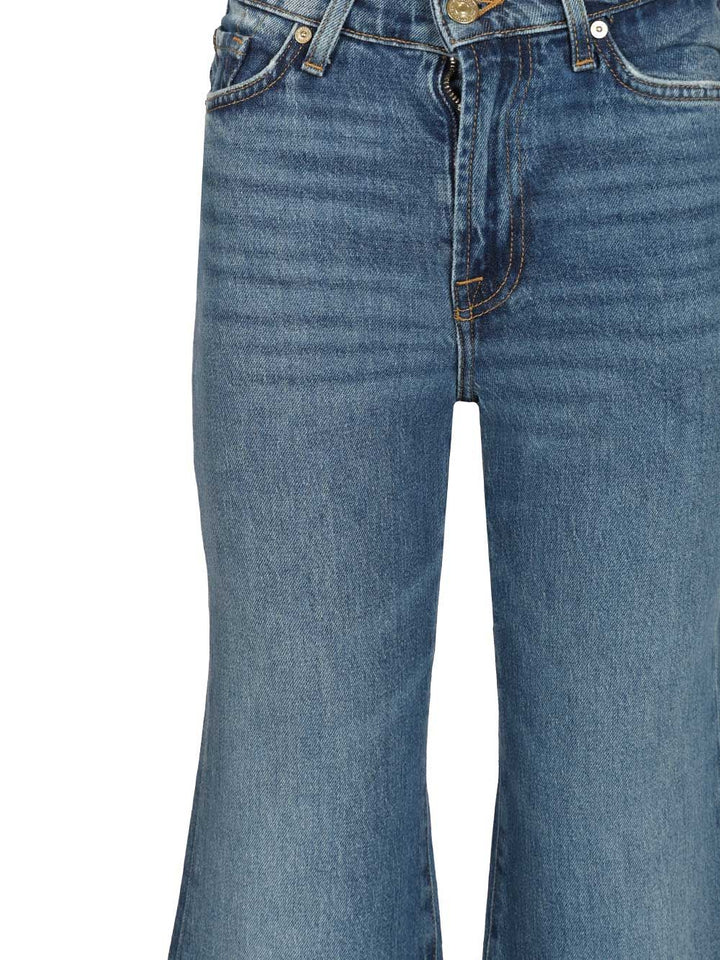 7 For All Mankind Retro Flare Jeans - Blue | 35627277eaa94d90e25bbae87a4b19535baa0b2f