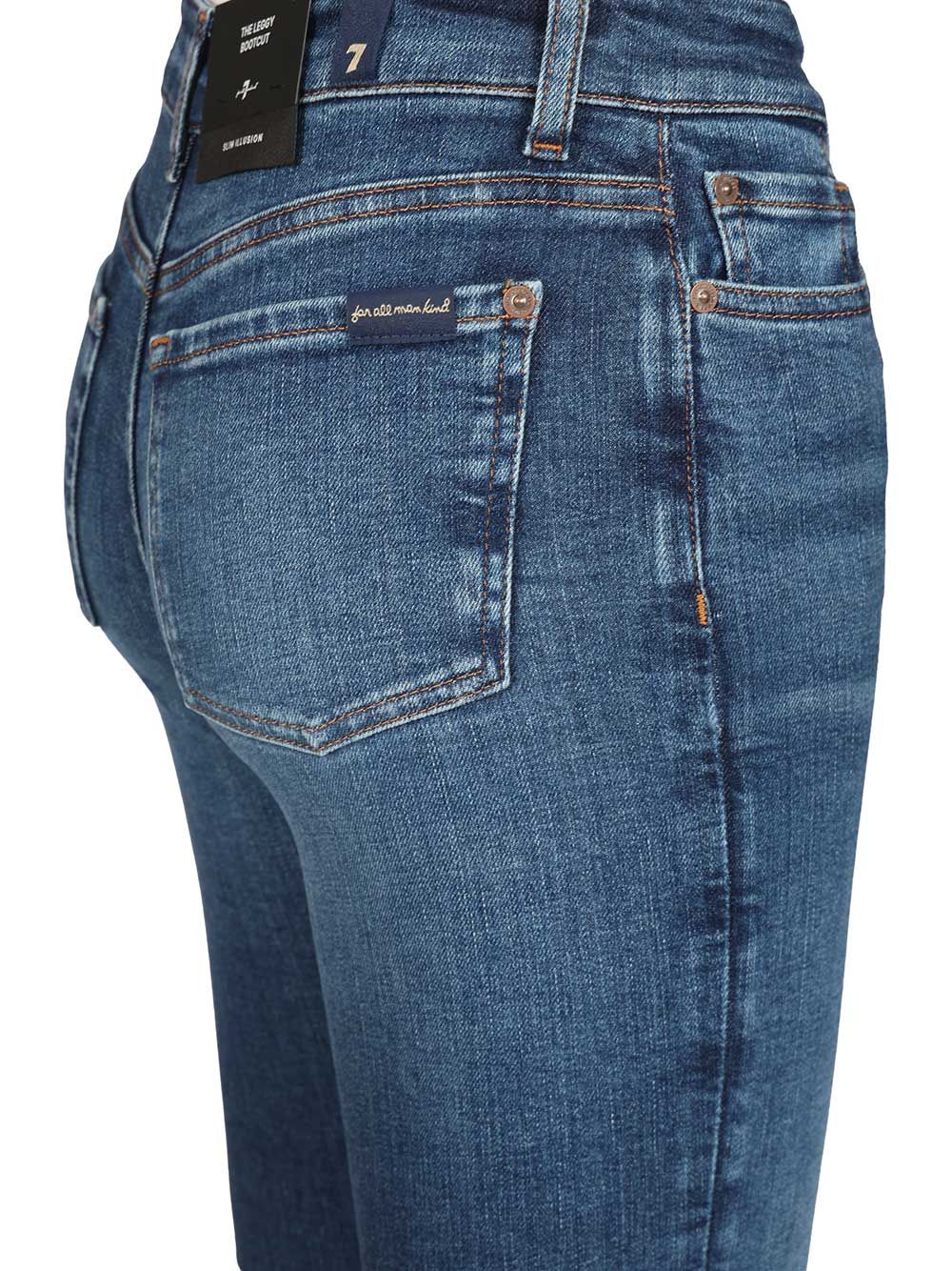 7 For All Mankind The Leggy Bootcut Moonwater Jeans - Blue | 22601ba8143f50696116cc881fb2a7891ea5d3cf