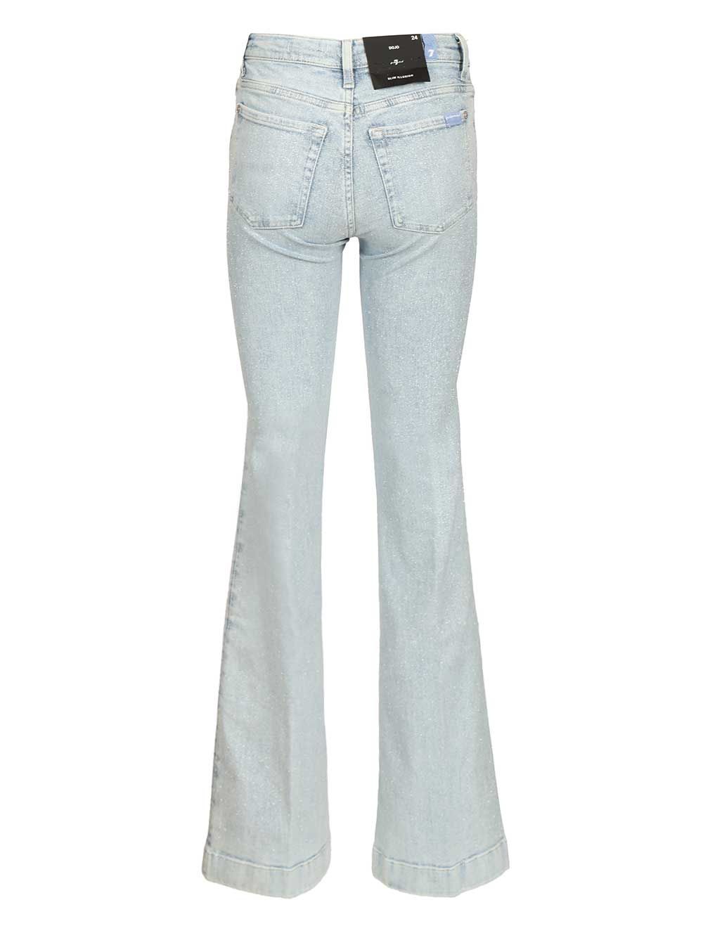 7 For All Mankind Dojo Sparkling Jeans - Light blue | 3406d81ee4766e0843bfa6b2e023abaaee08704f