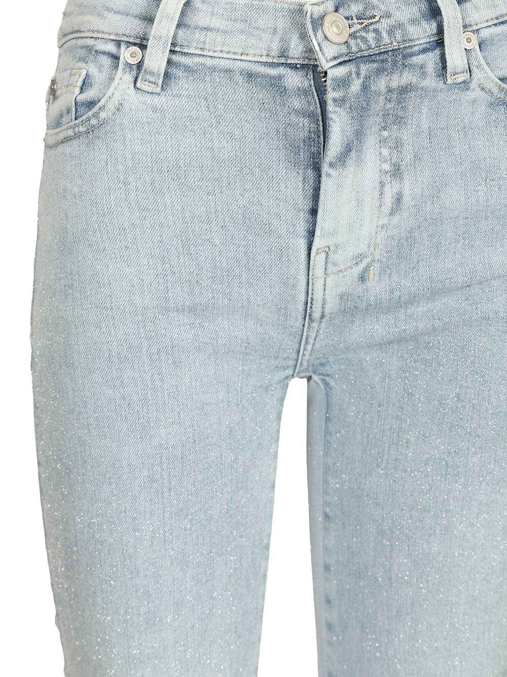 7 For All Mankind Dojo Sparkling Jeans - Light blue | 6f1509475a1282864d3b8dfb1e1aa83ab7dc9ee6