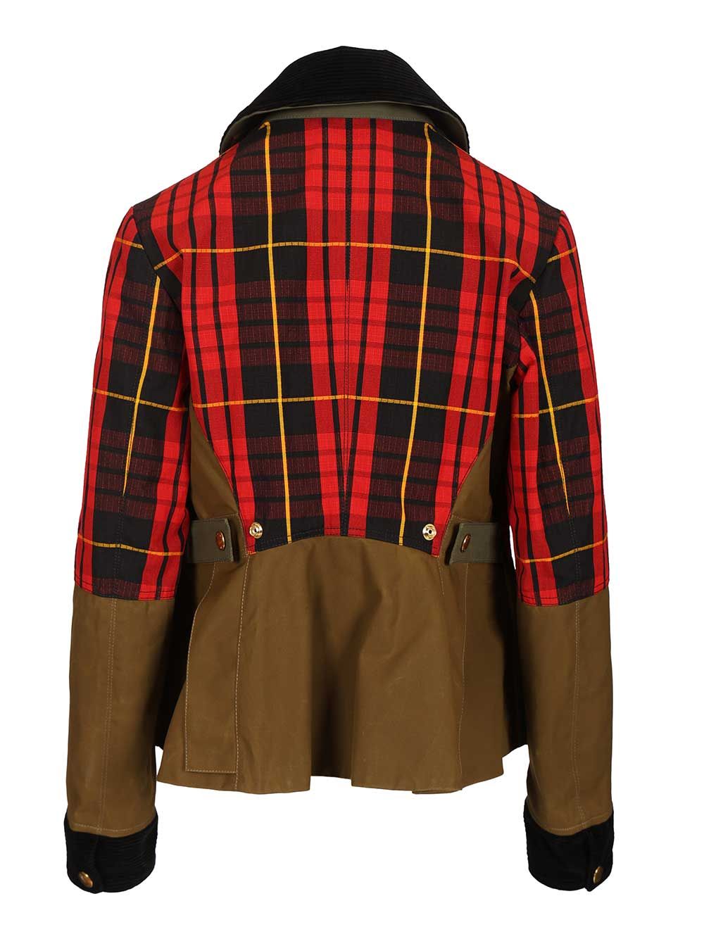 Mcqueen Tartan Ripstop Jacket Coats - Multicolor | 37da03d56fffad2d62873d6ffe2e061b24ad05ff