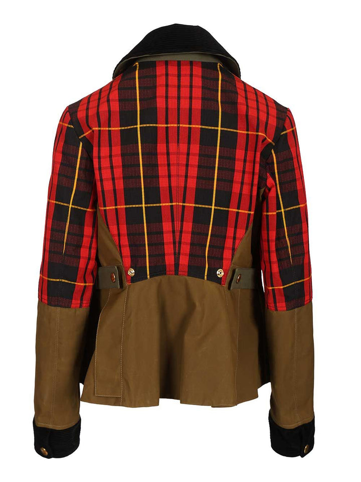 Mcqueen Tartan Ripstop Jacket Coats - Multicolor | 37da03d56fffad2d62873d6ffe2e061b24ad05ff