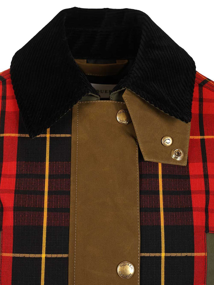 Mcqueen Tartan Ripstop Jacket Coats - Multicolor | e173256bbcb39184b96c9ba153497ab028e9c058