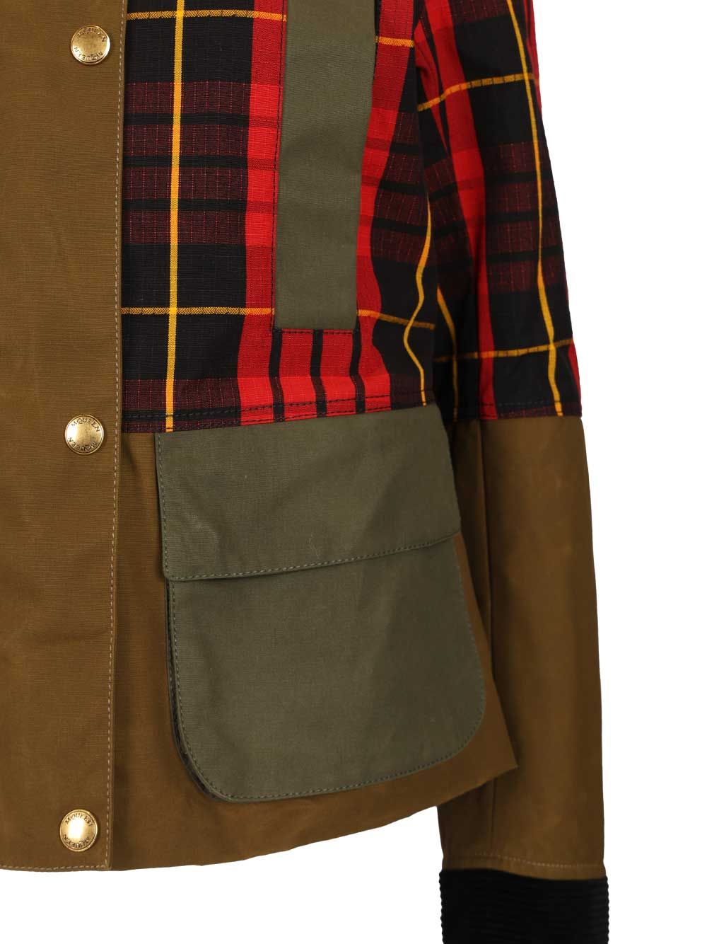 Mcqueen Tartan Ripstop Jacket Coats - Multicolor | 41d0fb1b085ac6f5d342b69bd60f4ee82ac4e979