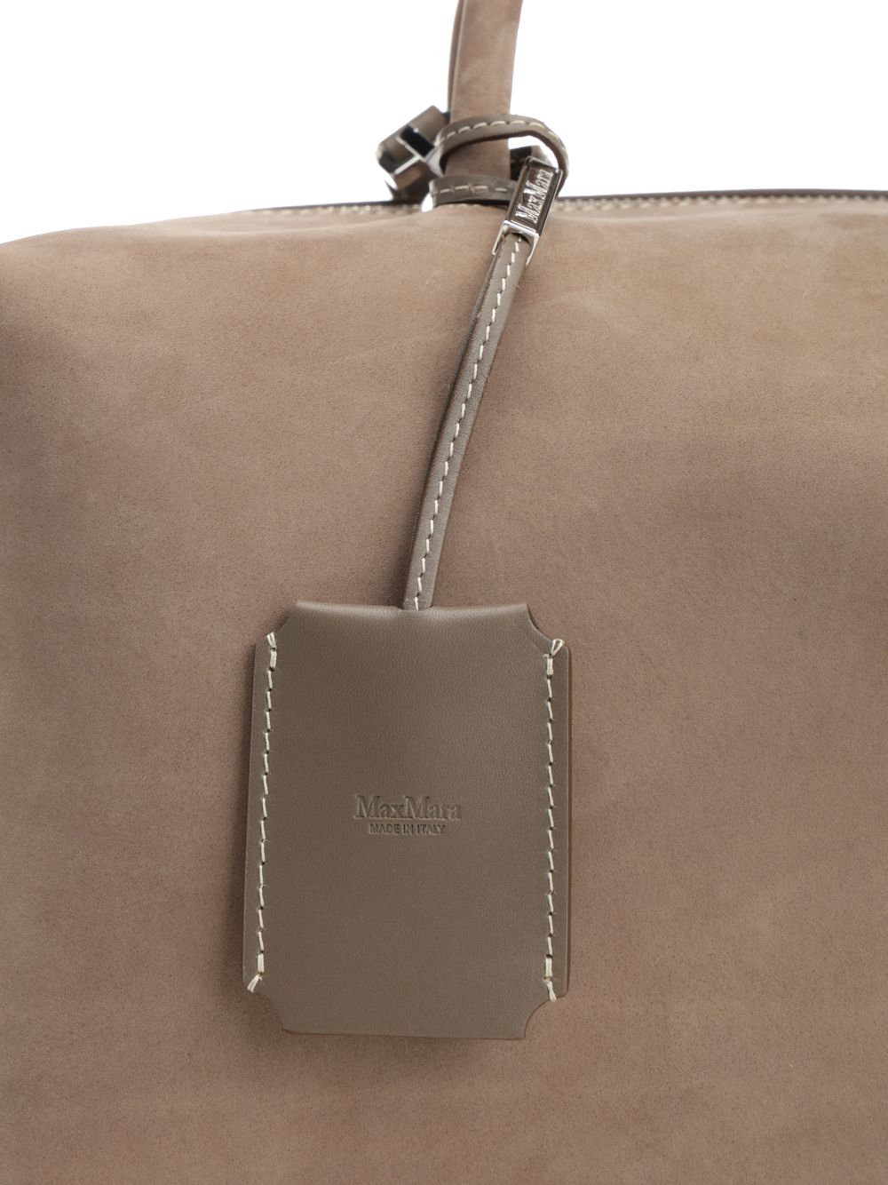 Max Mara Hold All Suede Bauletto Handbags - Beige | 7bf4632e03f6cc4e5d1c3ab583d3c14e5ca9596e