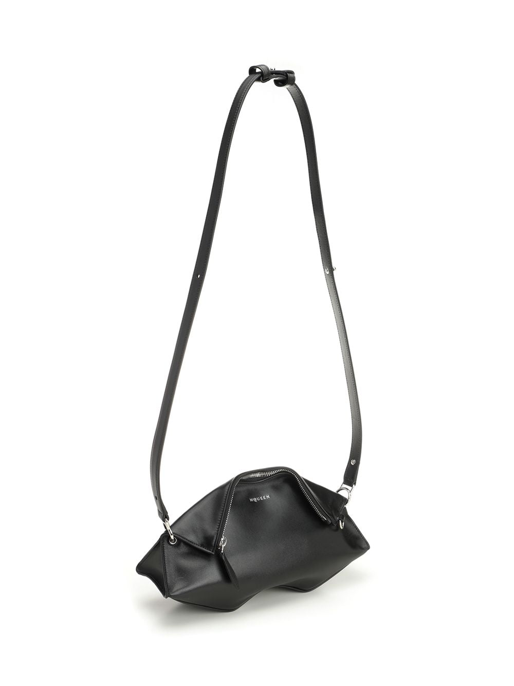 Mcqueen Manta Crossbody Bags - Black | a90c93dec3fc1885896bb9dd1acd0137ffca9bd3
