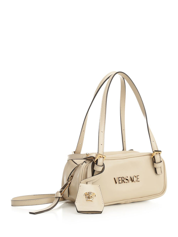 Versace Versace Tag Shoulder Bags - Beige | c35f22fc211effb706bfbf51d6e5076d9d07af1c