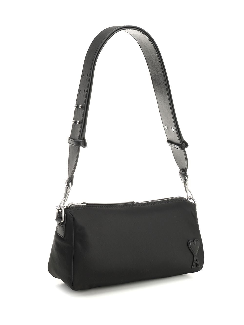 Ami Marcel Bag Padded Nylon Twill Crossbody Bags - Black | 4f3e0e1a1bc778aef5f643e315722967c8732820