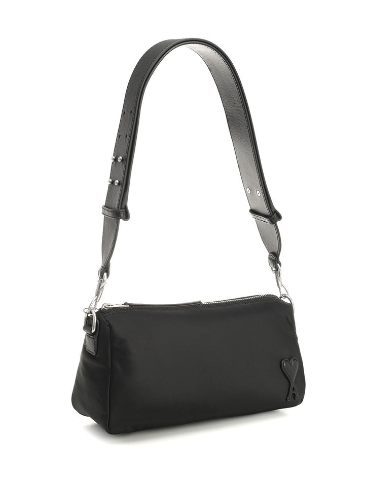 Ami Marcel Bag Padded Nylon Twill Crossbody Bags - Black | 4f3e0e1a1bc778aef5f643e315722967c8732820
