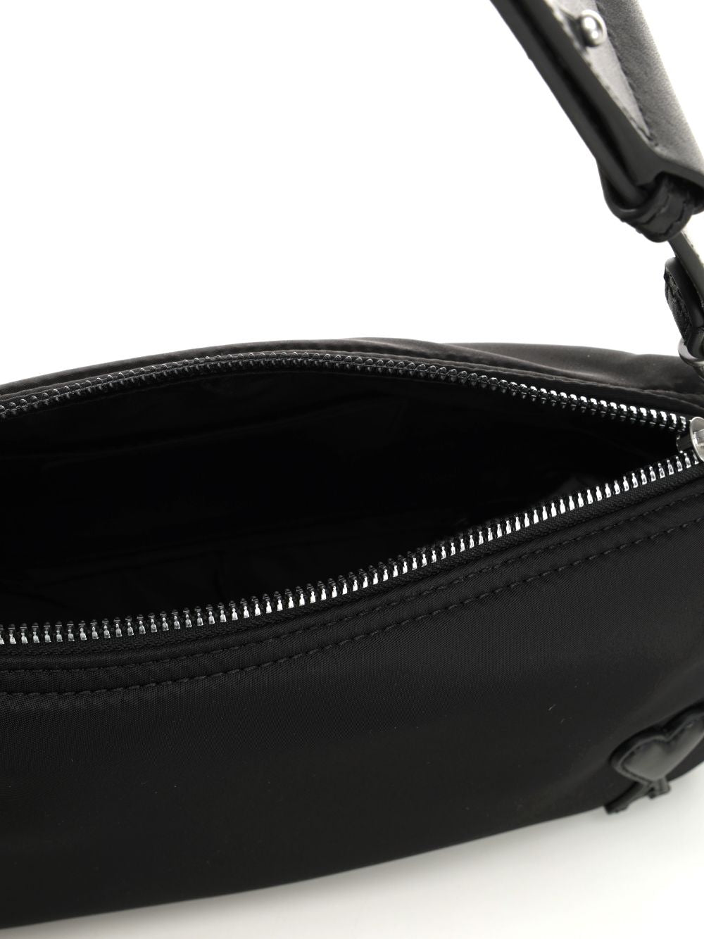 Ami Marcel Bag Padded Nylon Twill Crossbody Bags - Black | 3c09686266734102476e24b1b9007b9a9bb88442