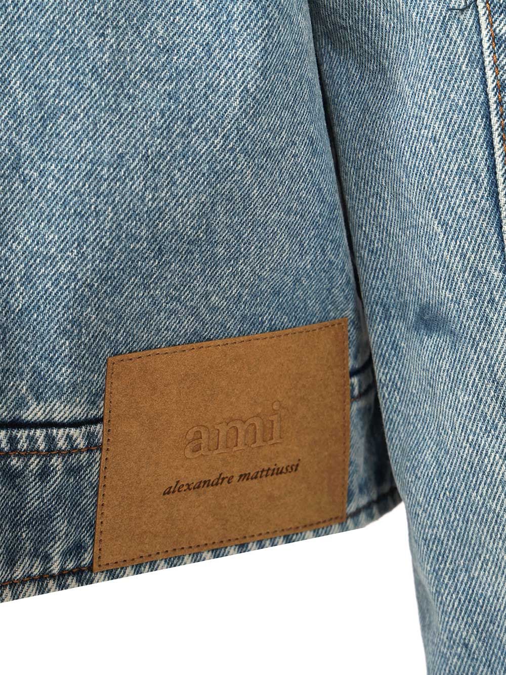 Ami Ami De Coeur Zip-Up Jacket Jackets - Light blue | 5414e9537be0708412c5cf43463f9af2d646a9c5