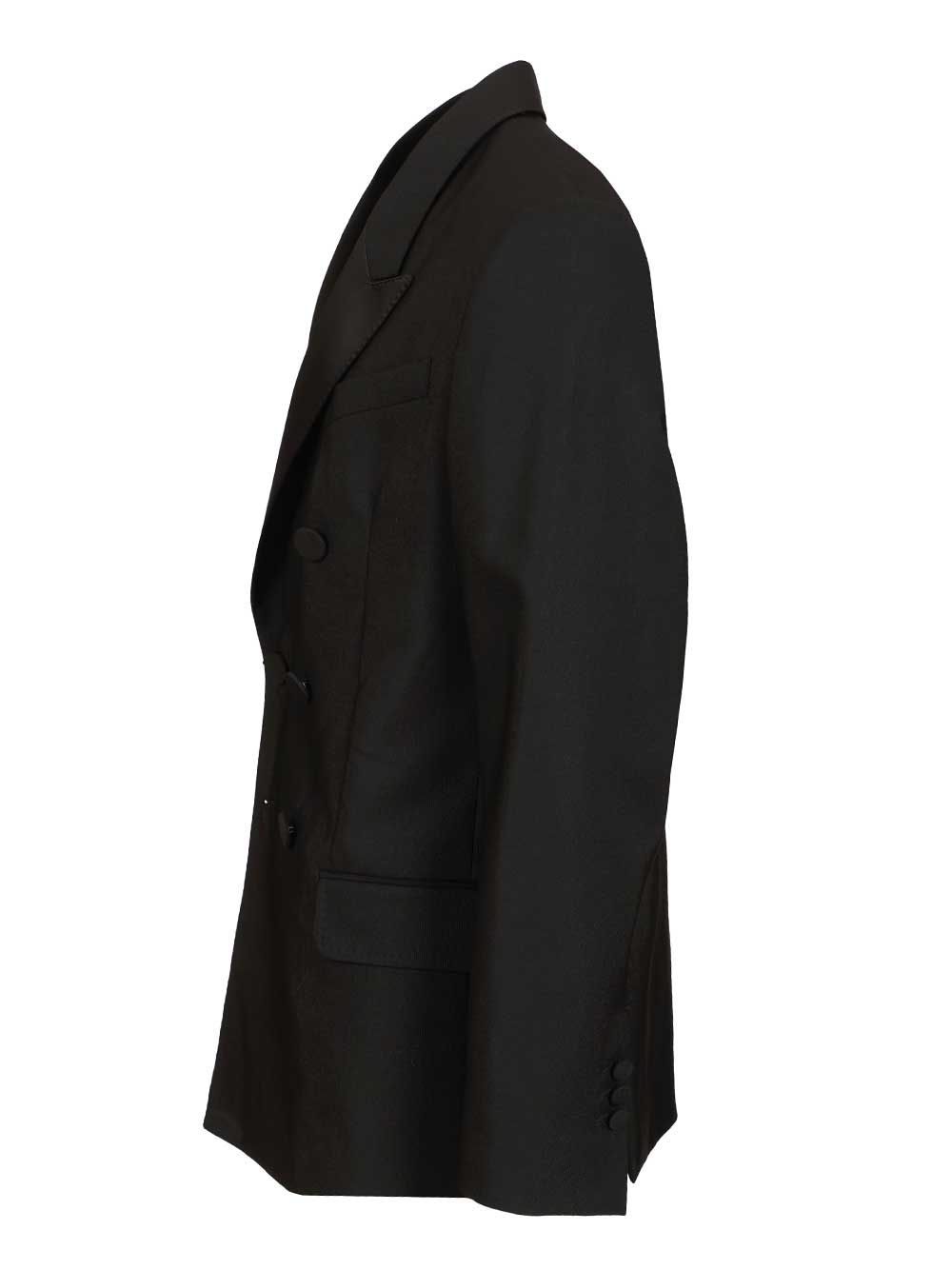 Ami Double-Breasted Jacket Jackets - Black | 33e7c6ffe285827f5eb01cbfcb173836b75454c2