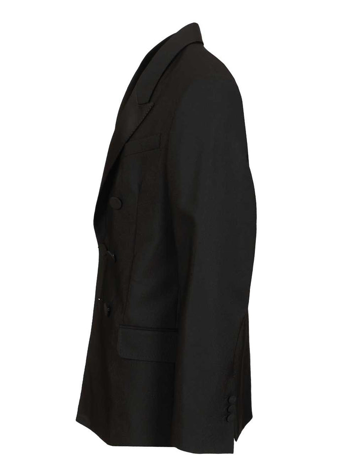 Ami Double-Breasted Jacket Jackets - Black | 33e7c6ffe285827f5eb01cbfcb173836b75454c2