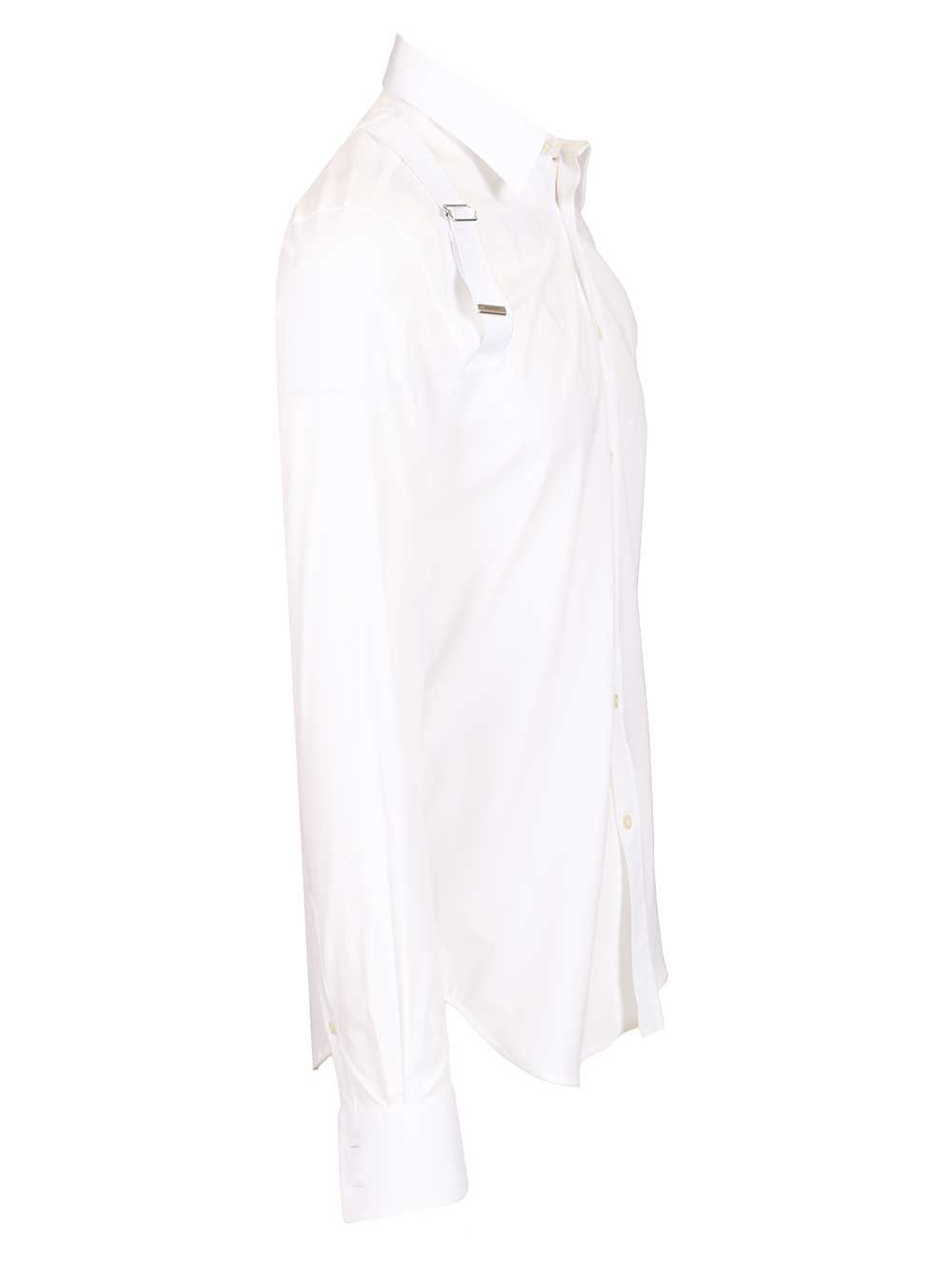 Mcqueen Harness Shirt Shirts - White | 881af6ff7a017ecdab4d3d30fa7eea6be001923d