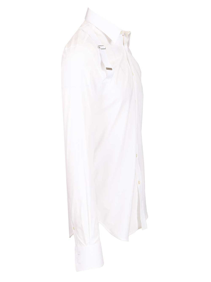 Mcqueen Harness Shirt Shirts - White | 881af6ff7a017ecdab4d3d30fa7eea6be001923d