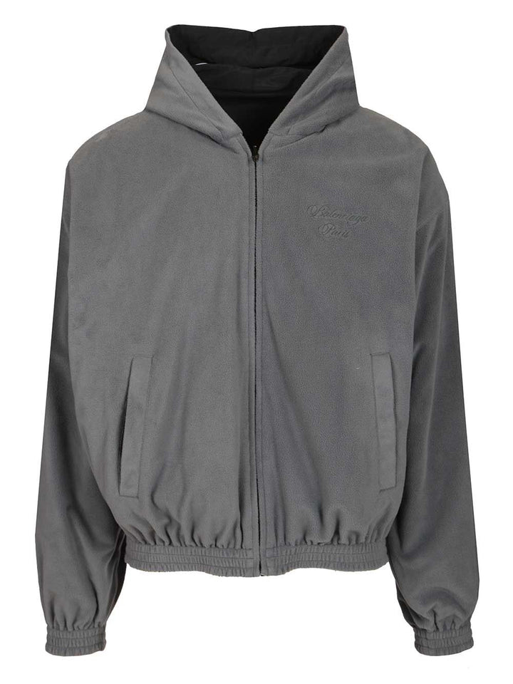 Balenciaga Reversible Jacket Sweatshirts - Black | 65c0fe263887667aa765110fb979a11a2560b276