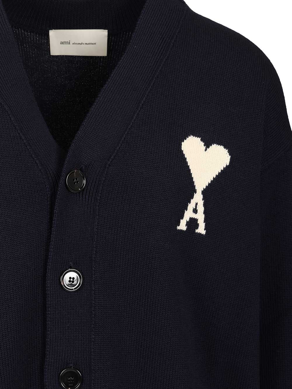 Ami Ami De Coeur Cardigan Knitwear - Blue | 4b17071428147800329d159067d5b19eb0bcc0ec