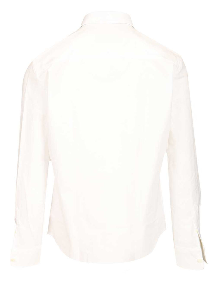 Ami Quota -Contrasted Adc Button Down Collar Classic Shirt Cotton Oxford Shirts - White | 7704527ccdff03d7b6de34ba81988ae344131906