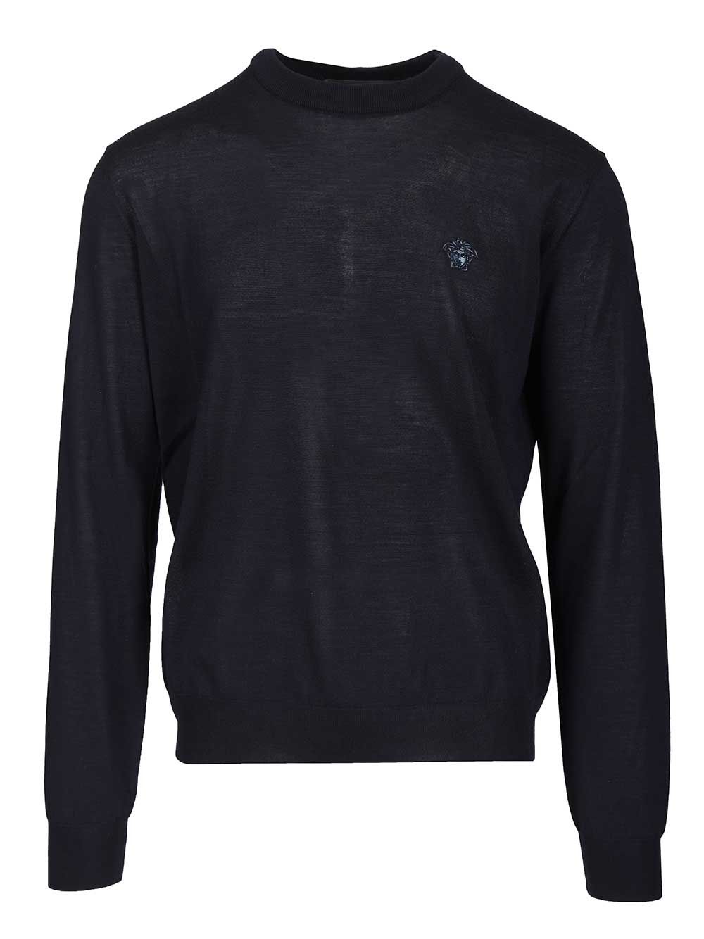 Versace Medusa Knitwear - Blue | 586820adc8673cc327f16b6f3d3db02d03de32da