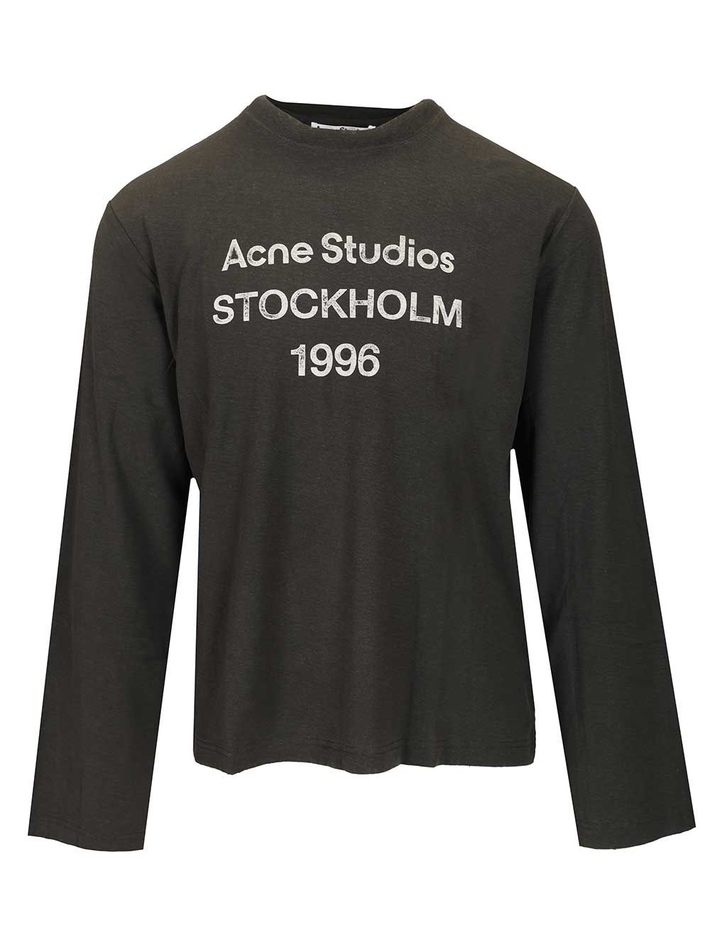 Acne Studios Long-Sleeved T-Shirt - Black | 5dc22125f1bbf2bf5f4ca90667ef4530b6d26efe