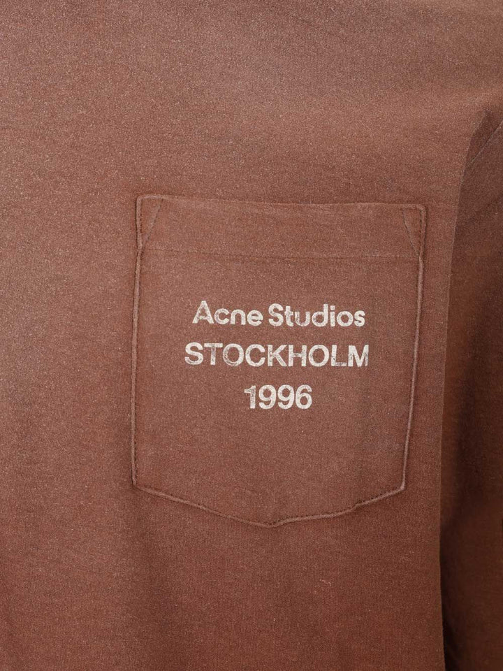 Acne Studios Long-Sleeved T-Shirt - Brown | 77e1f7a79752d44f4609e8a6473f8a0d8fb79234