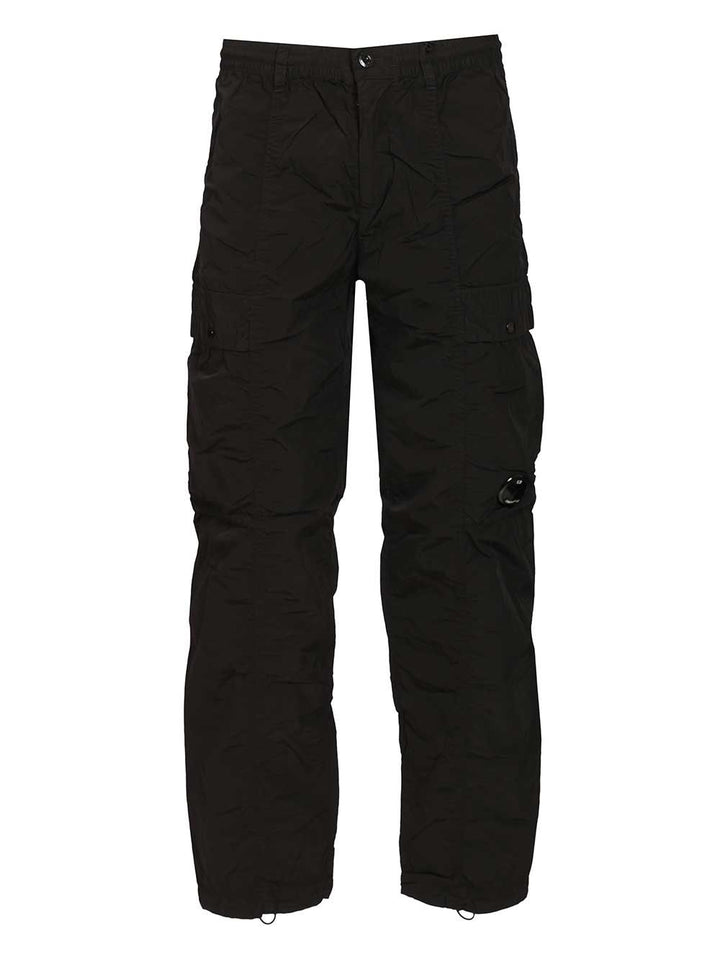 C.P. Company Chrome-R Regular Cargo Lens Pants Trousers - Black | 0aceb9ac10de0f1f11959afad1e8b6a9620556c3