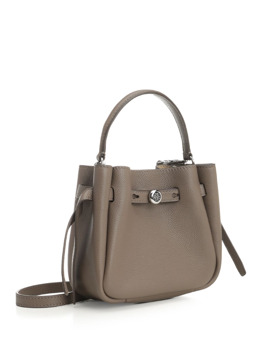 Tory Burch Romy Mini Bucket Bag Handbags - Brown | 81dedc5a00429c3c6d62e506603dc2cb0df59cf8