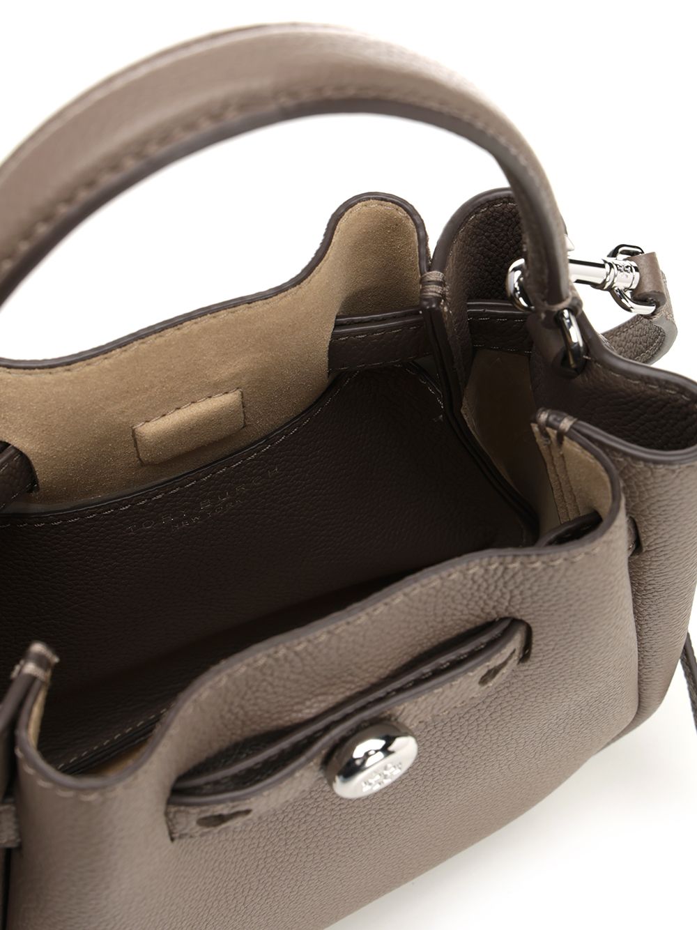 Tory Burch Romy Mini Bucket Bag Handbags - Brown | 58e531f6afb8f7a9562d63b11aee96cb05546fd2