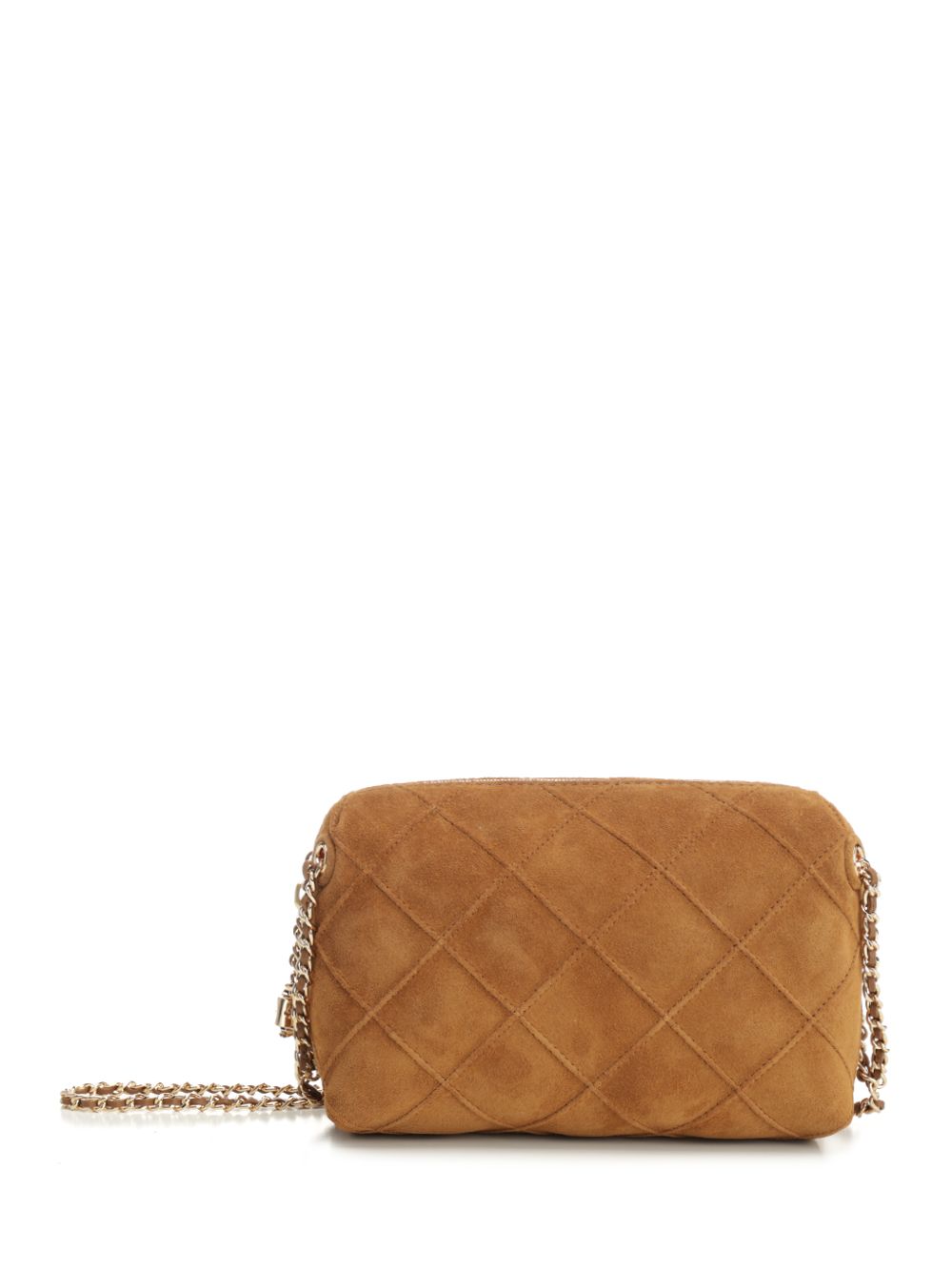 Tory Burch Fleming Suede Soft Crossbody Bag Crossbody Bags - Brown | 9b6cfec62fc5a53e769e7e4d59b70dd16bed0c83