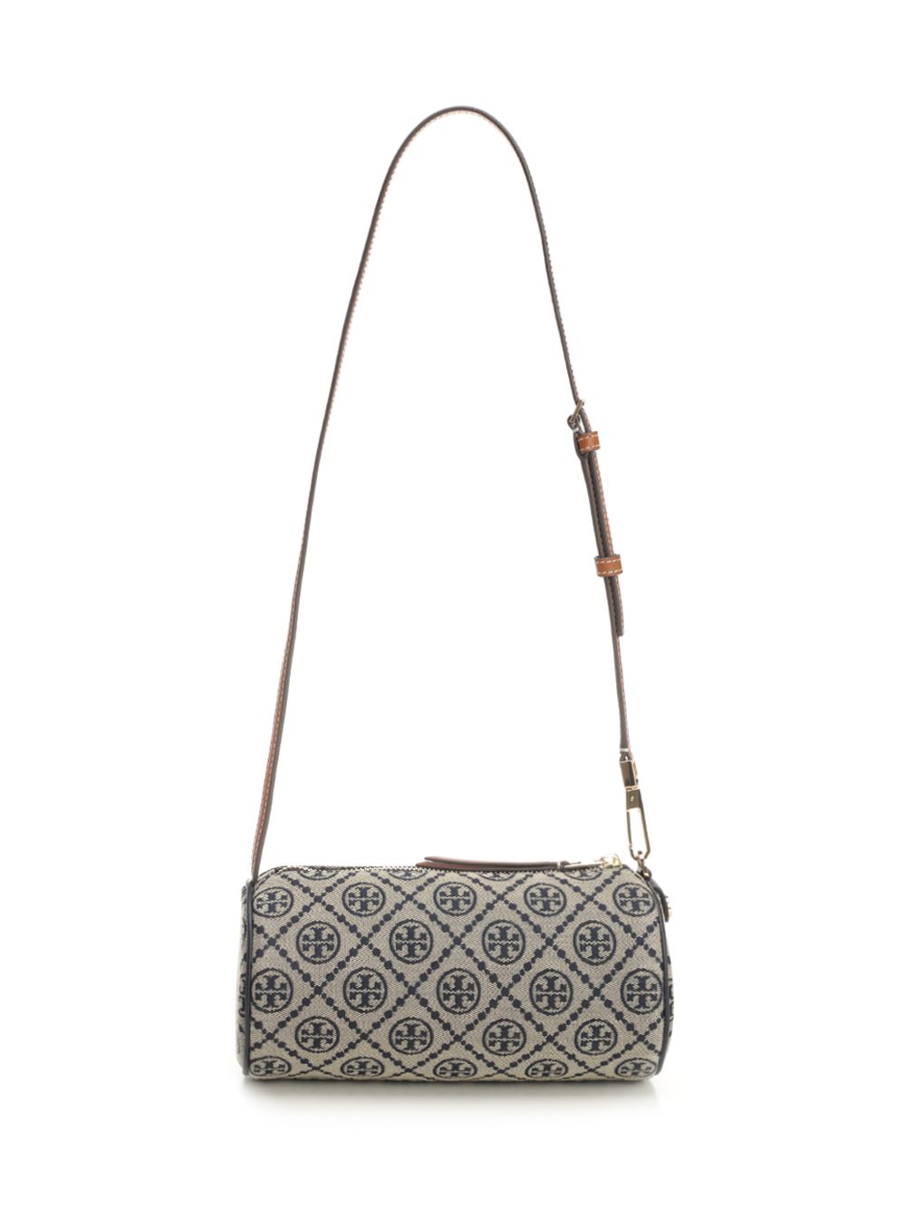 Tory Burch T Monogram Cylinder Bag Shoulder Bags - Blue | 01580b4cbf5540ed3c3dee8e06a6076f7fbfeeb3