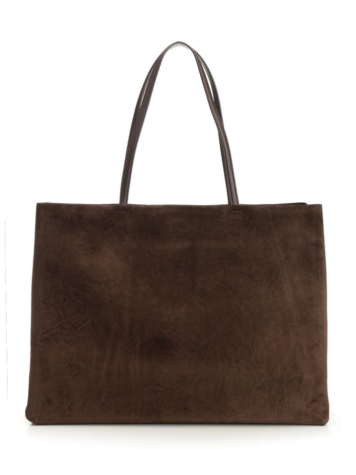 Tory Burch Ella Suede Tote Handbags - Brown | 1ac6de4a4db1d800b07ce816ca26bd0a5c8dfade