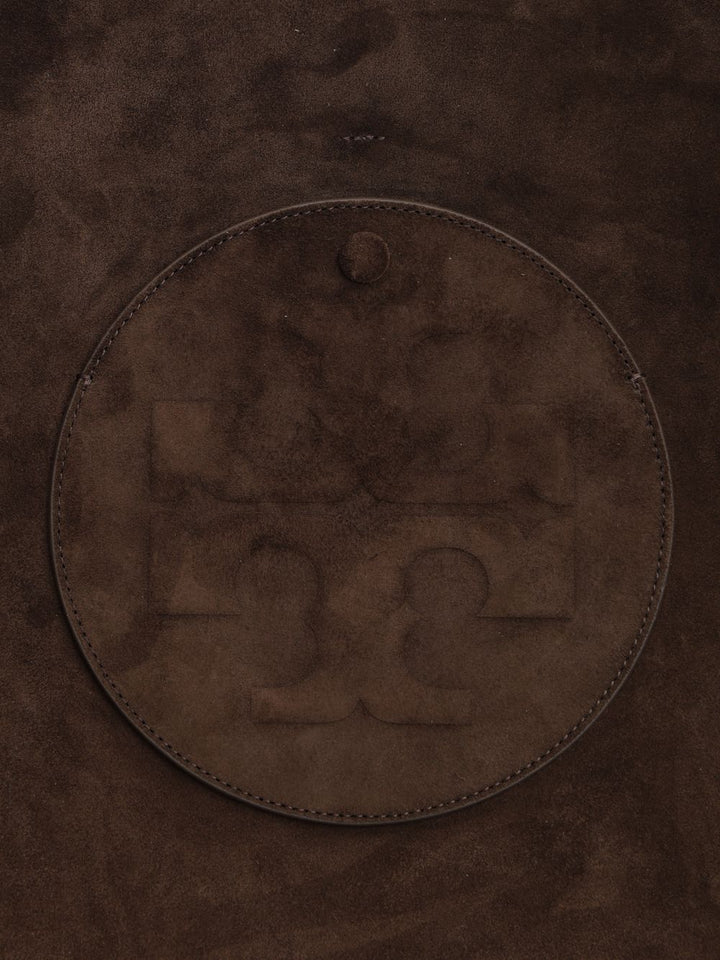 Tory Burch Ella Suede Tote Handbags - Brown | 04c6d882999eaa4a2179113f845db5eae9ae41d2