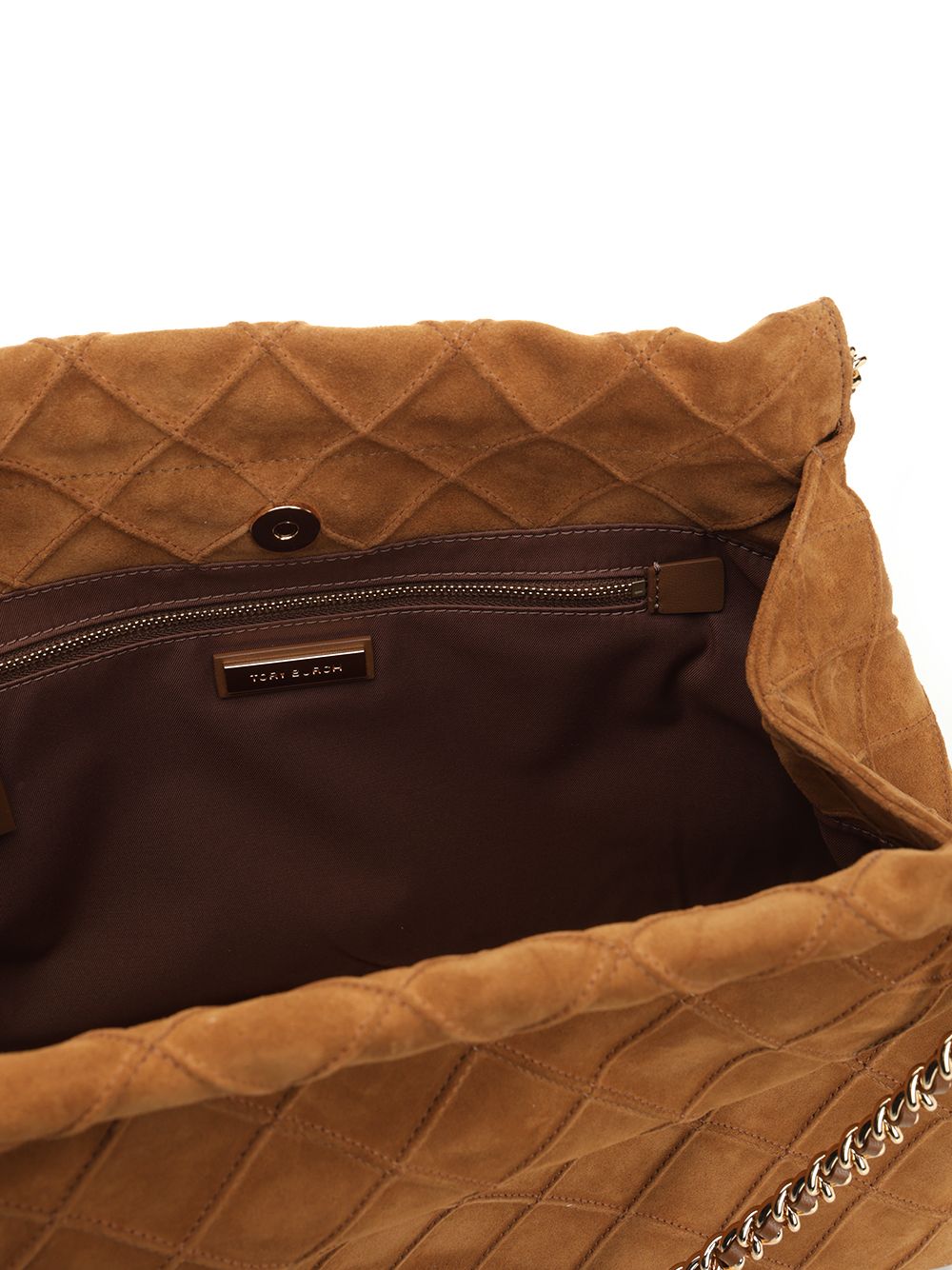 Tory Burch Fleming Suede Hobo Bag Shoulder Bags - Brown | 480daee1f3b9c92f5bfe141cb3d34ffb925f8850