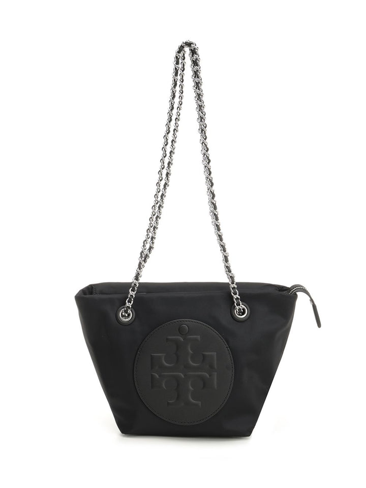 Tory Burch Ella Chain Small Crossbody Shoulder Bags - Black | 7ccf76dfea69db3dc206f0a7279da57db1545fee
