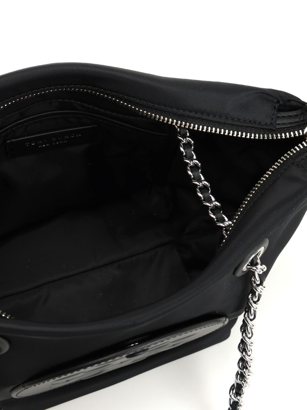 Tory Burch Ella Chain Small Crossbody Shoulder Bags - Black | 5798238027f0a8702647da2f6ae1adf2301554ca