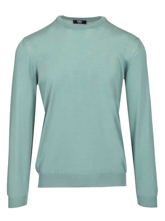 Long-Sleeved Sweater Knitwear Light Blue