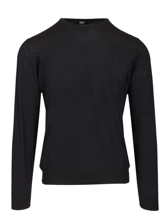 Long-Sleeved Sweater Knitwear Blue