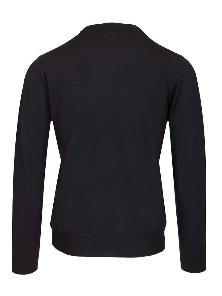Fedeli Long-Sleeved Sweater Knitwear - Blue | dce4414763bb5deed6db466e8215b0af56d20172
