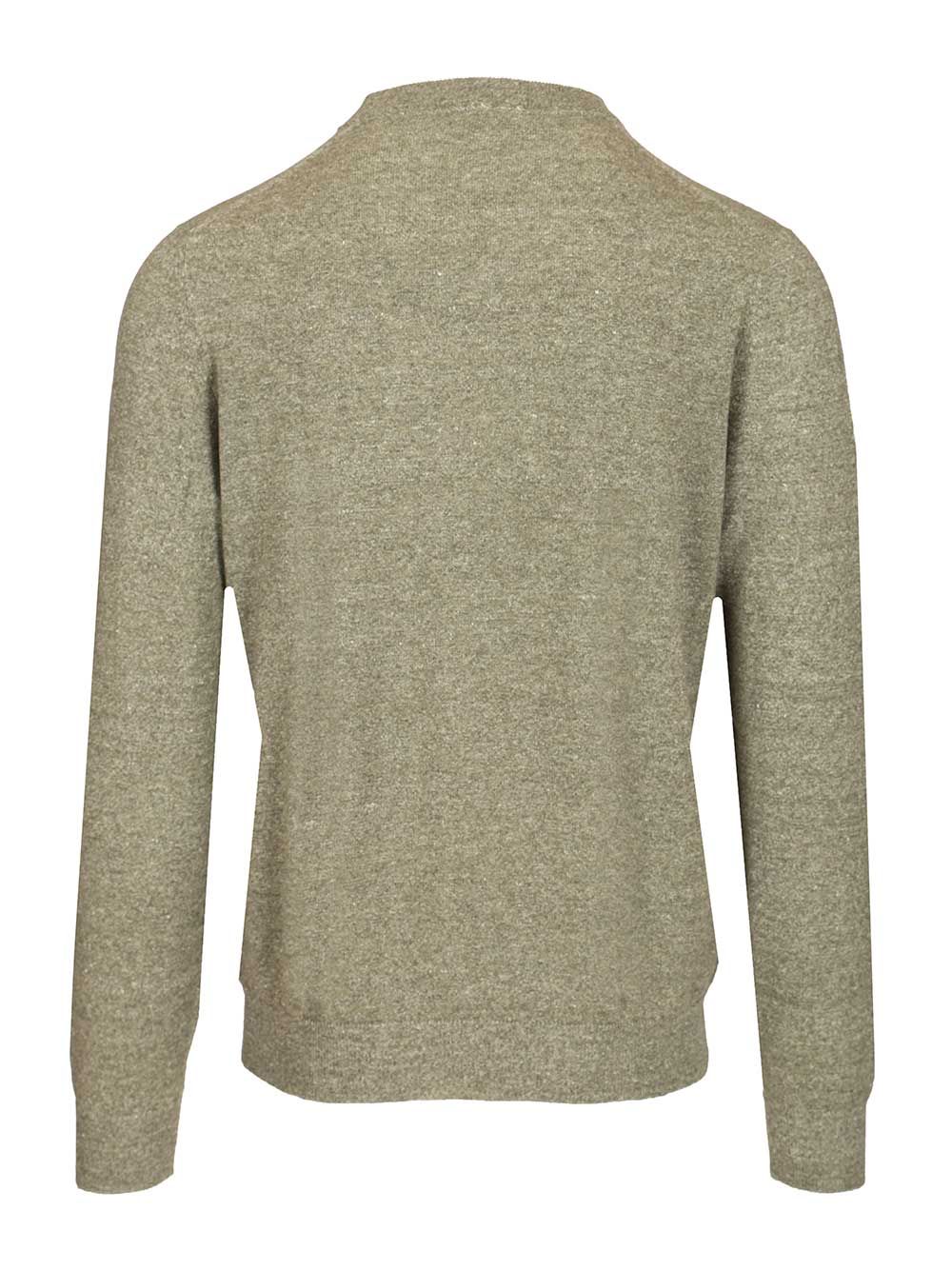 Fedeli Long-Sleeved Sweatshirt Knitwear - Green | d9cd68cece06a1fe64a49e24a45f760306206140