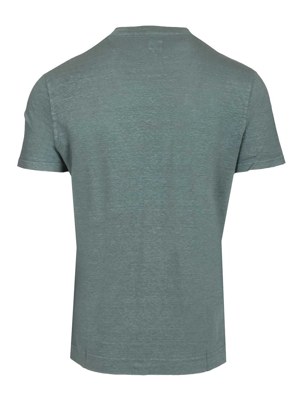 Fedeli Crew Neck T-Shirt - Green | 4f3a474eb5bb23aedc201cf25126a11f6779bb0a