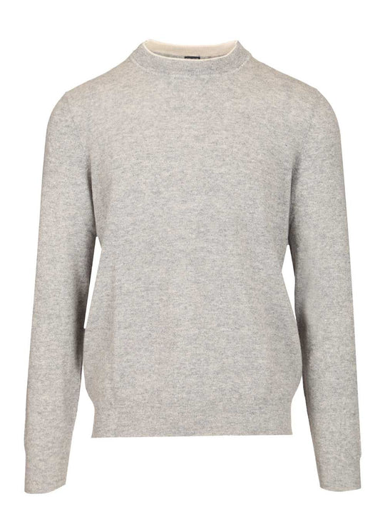 Long-Sleeved Sweatshirt Knitwear Grey