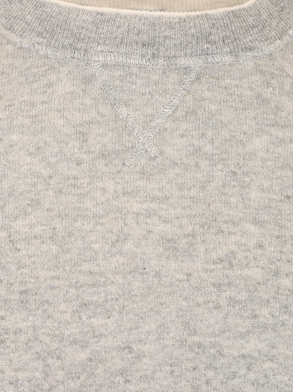 Fedeli Long-Sleeved Sweatshirt Knitwear - Grey | f0f0951835daa1cf64882c2a42afab50e1d415d5