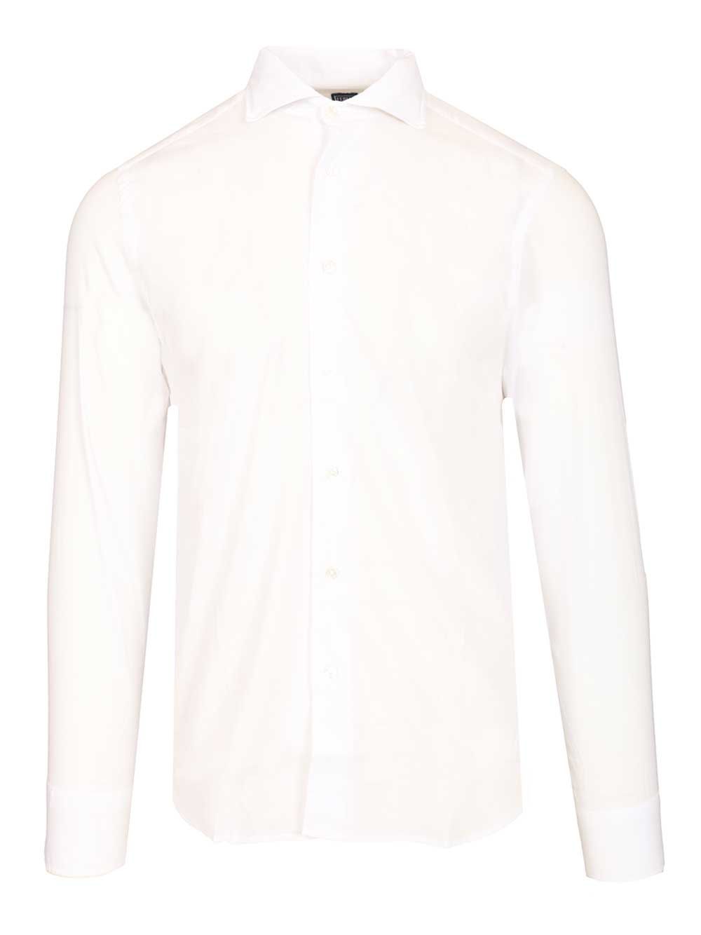 Fedeli Long-Sleeved Shirt Shirts - White | 95ef10f0cc08642e6d4b0755607fd0cd7885e559