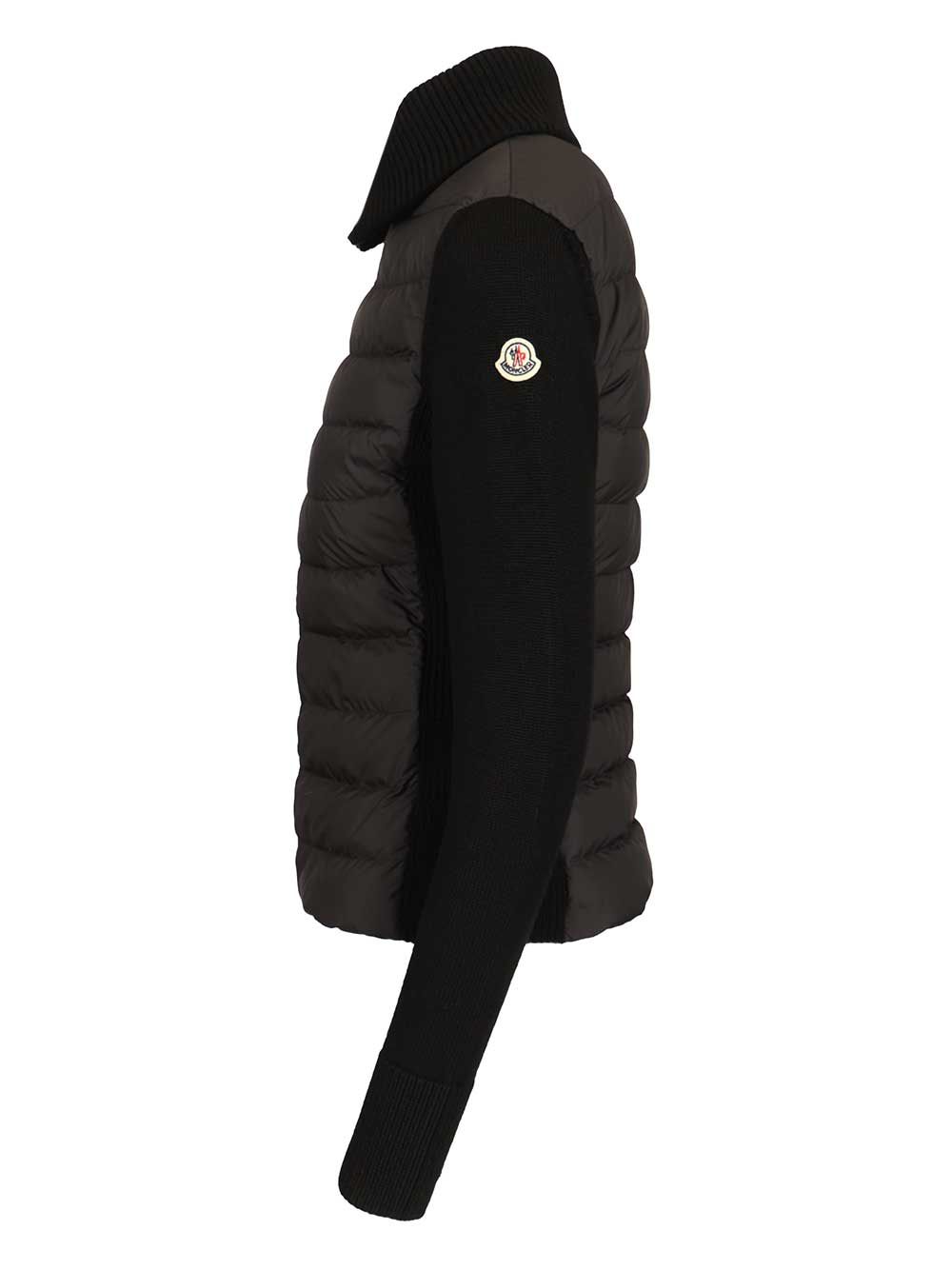 Moncler Cardigan Knitwear - Black | fa3ea9282f5ab5a6f96a9a748e96ddd47a8d2f9b