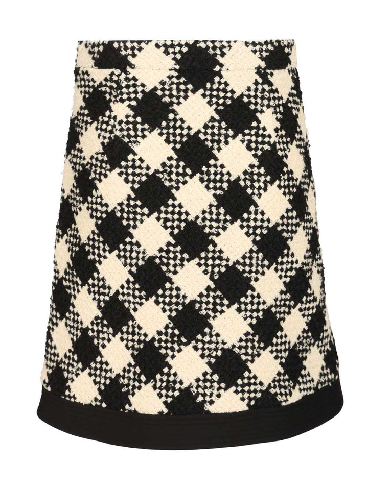 Valentino Garavani Damier Tweed Skirt Skirts - Multicolor | 3e1989b54a87b86cd17ed8a6a611288f6567db2f
