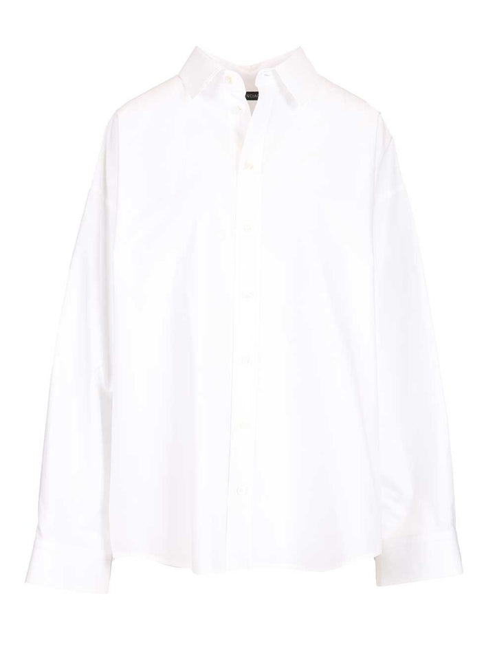 Balenciaga Long-Sleeved Shirt T-Shirt - White | e71dacb5b6dcdd5af0d4fcd9f123d0e7804e81f8
