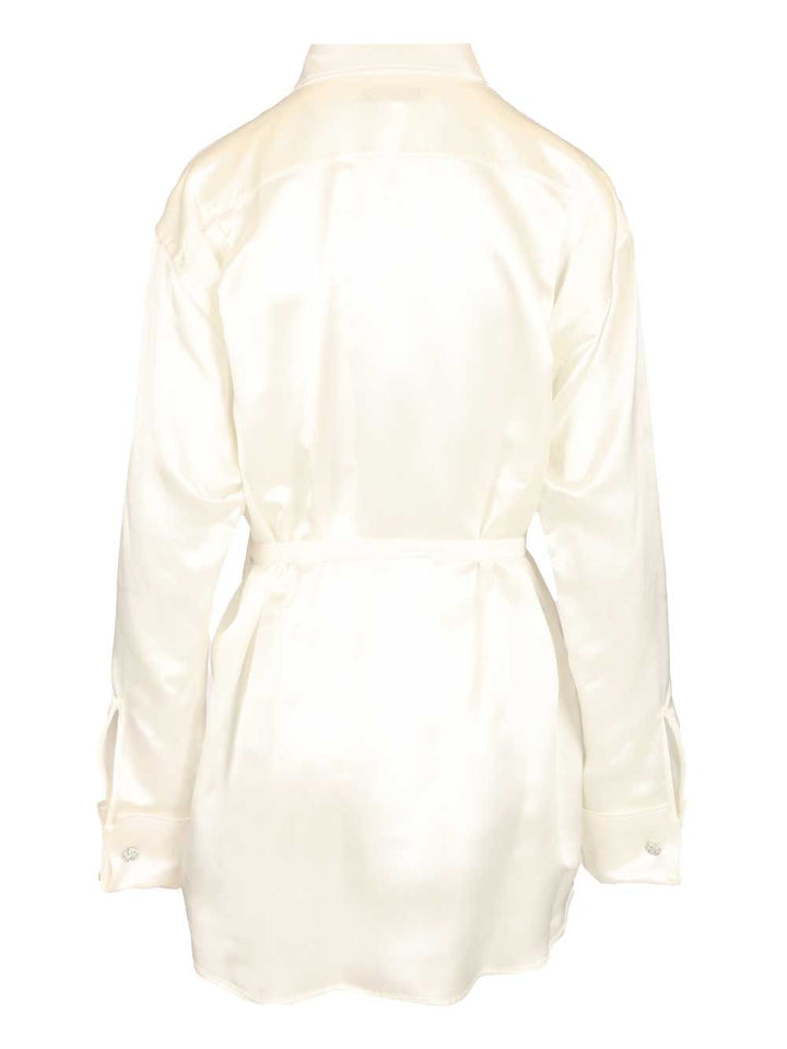 Balenciaga Wrap Shirt Shirts - White | 5aba4db667238cfd900a49ef05ed6623a7151474