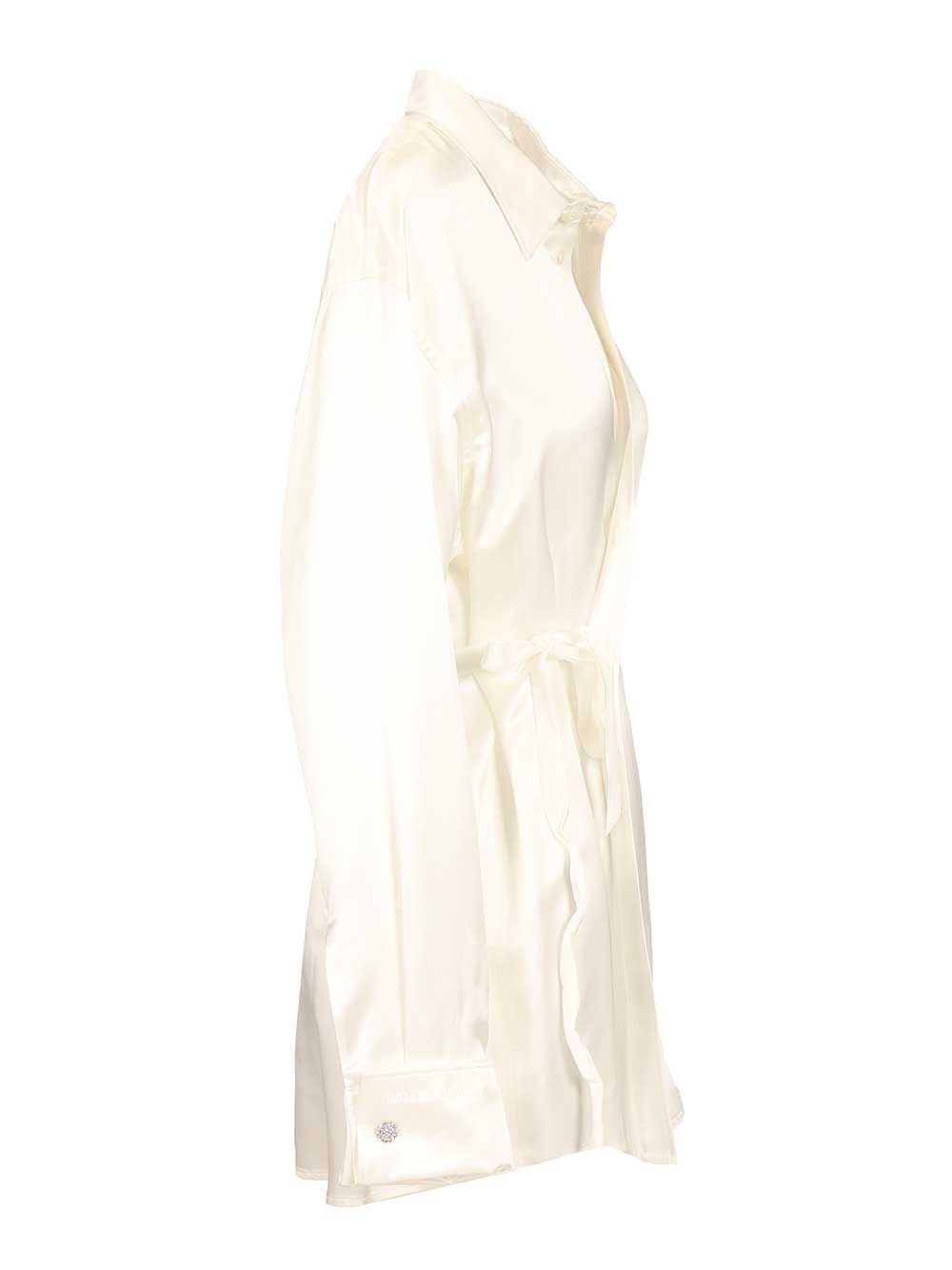 Balenciaga Wrap Shirt Shirts - White | 194d105eae0fa49124c95a73daa0ae62bd7d5f20