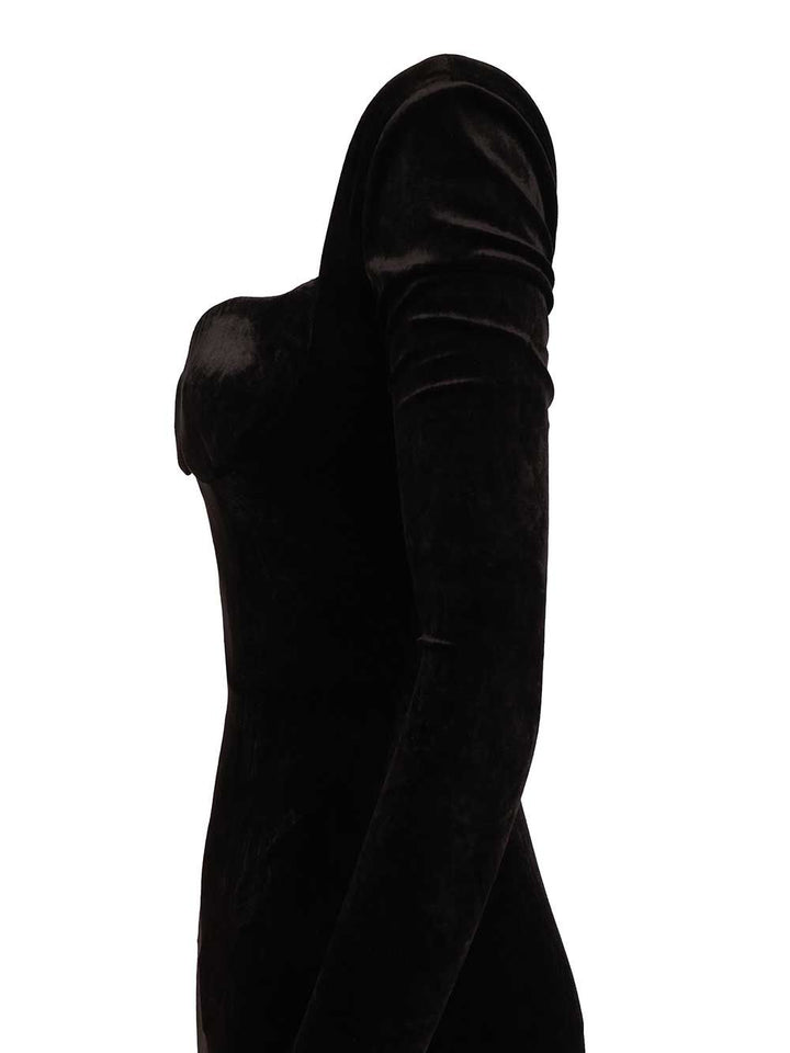 Balenciaga Off-The-Shoulder Maxi Dress Dresses - Black | 047fbf0ea239bddf900ec2ab0cbe40dc508eb4c0